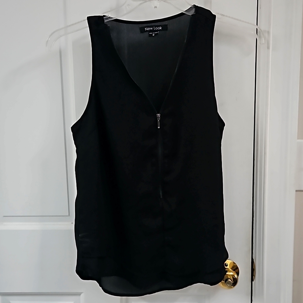 New Look Sheer Sleeveless Top